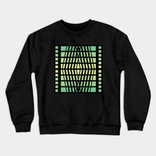 “Dimensional Portal” - V.6 Green - (Geometric Art) (Dimensions) - Doc Labs Crewneck Sweatshirt
